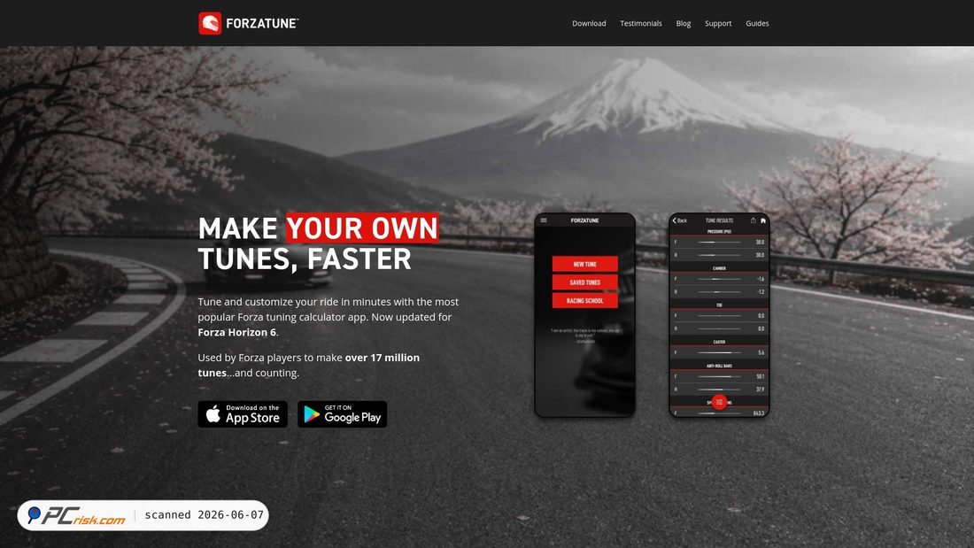 Screenshot di forzatune.com