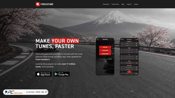 forzatune.com screenshot