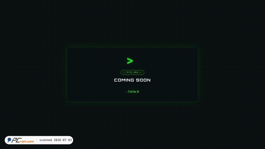 Screenshot of fotis.it