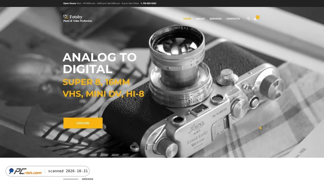Screenshot of fotobystudio.com