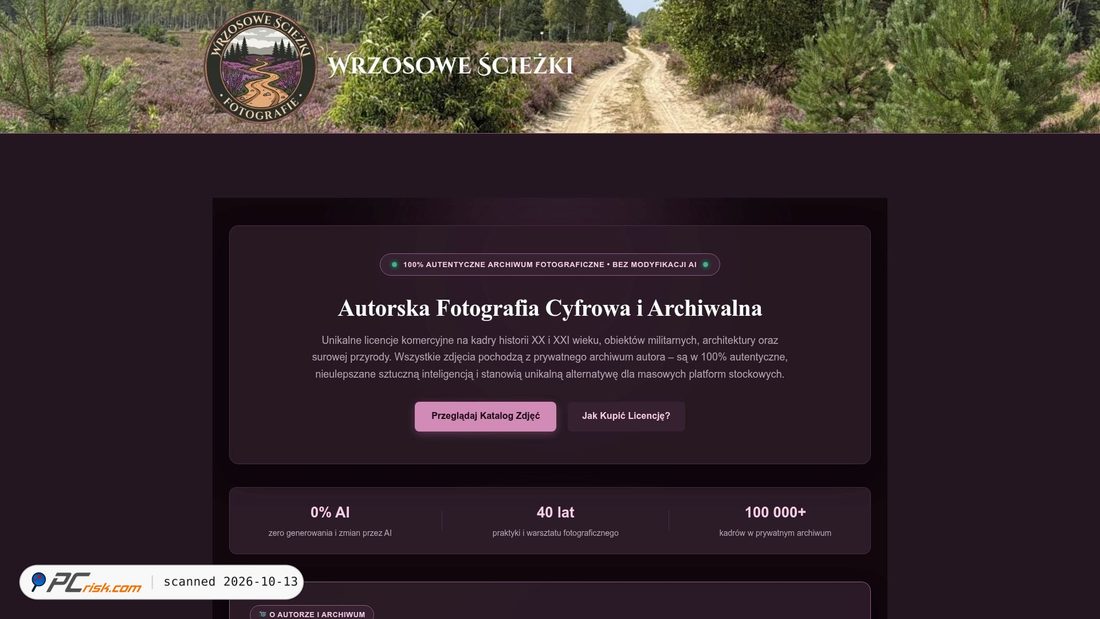 Captura de ecrã de fotografie.wrzosowesciezki.pl