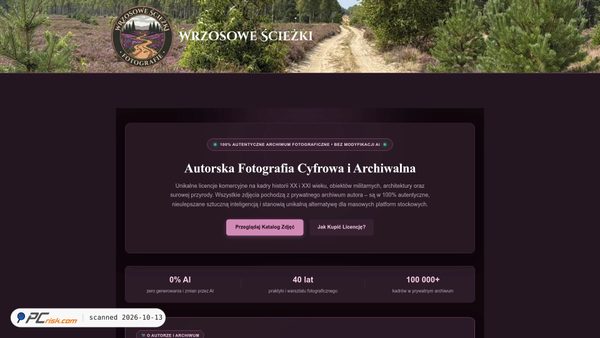 Captura de ecrã de fotografie.wrzosowesciezki.pl