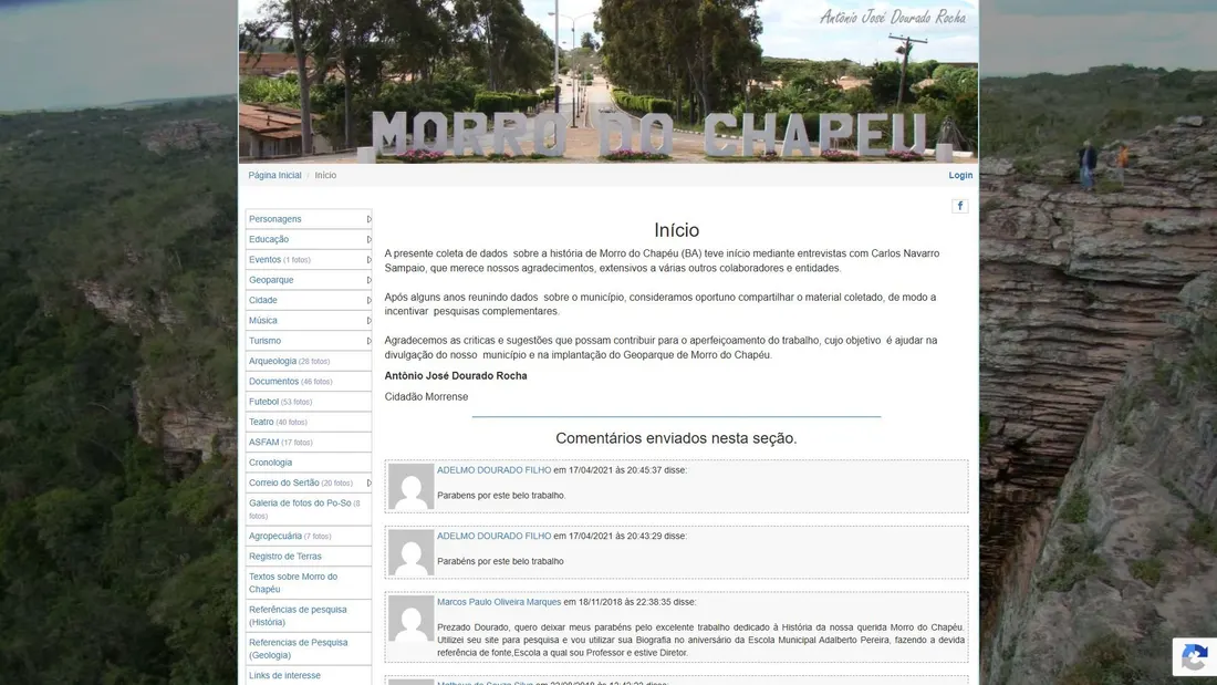 Zrzut ekranu fotosdemorrodochapeuba.com.br