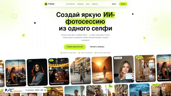 fotoset.io screenshot