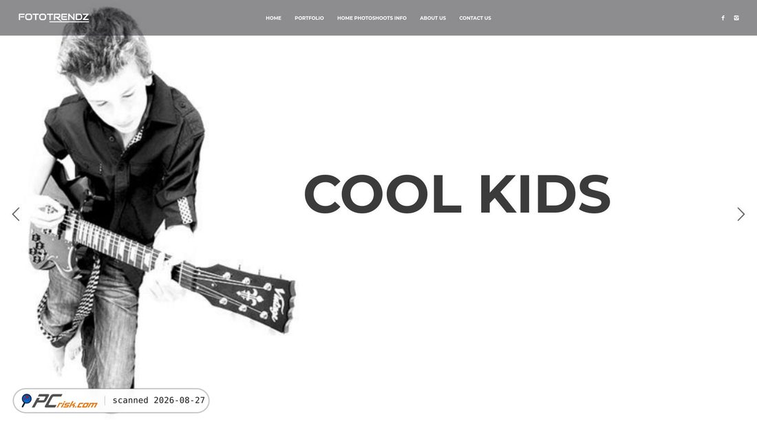 Screenshot von fototrendz.co.uk