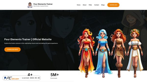 fourelementstrainer.org screenshot