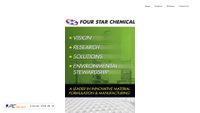 Captura de ecrã de fourstarchemical.com