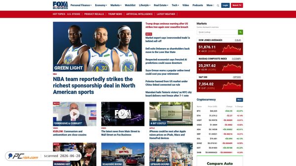 foxbusiness.com screenshot