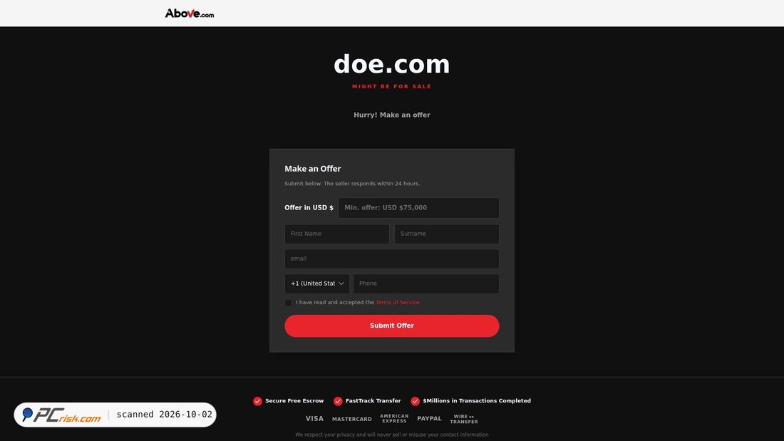 Captura de ecrã de fr.porn.doe.com