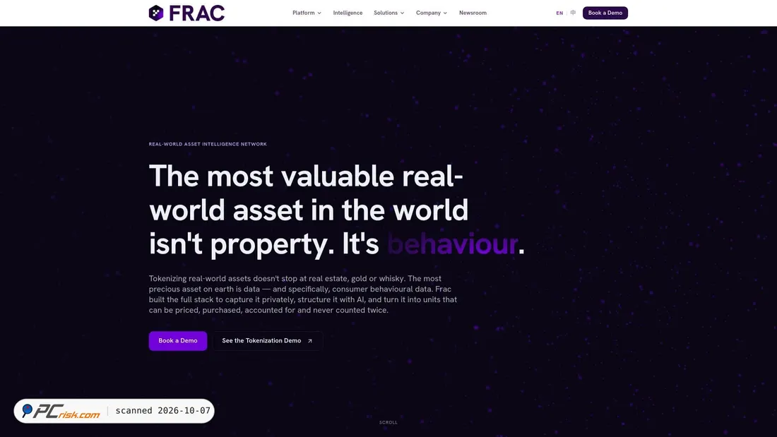Screenshot of frac.io
