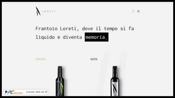 frantoioloreti.it screenshot