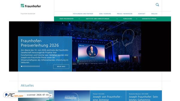fraunhofer.de screenshot