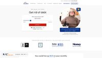freedomdebtrelief.com screenshot