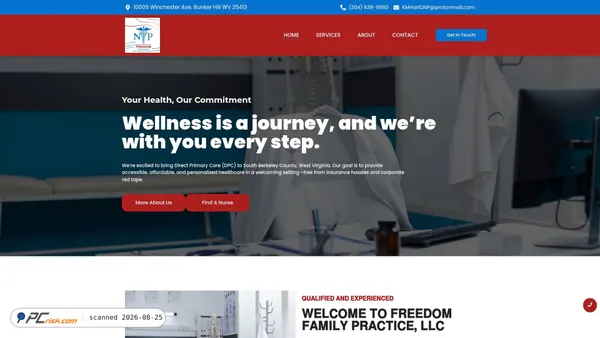 freedomfamilypracticellc.com screenshot