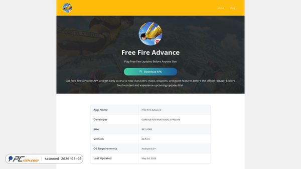 freefireadvance.tech screenshot
