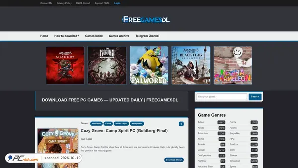 freegamesdl.net screenshot
