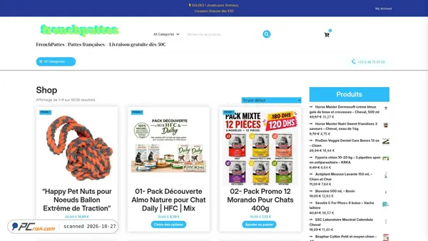Captura de frenchpattes.fr