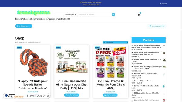 frenchpattes.fr screenshot