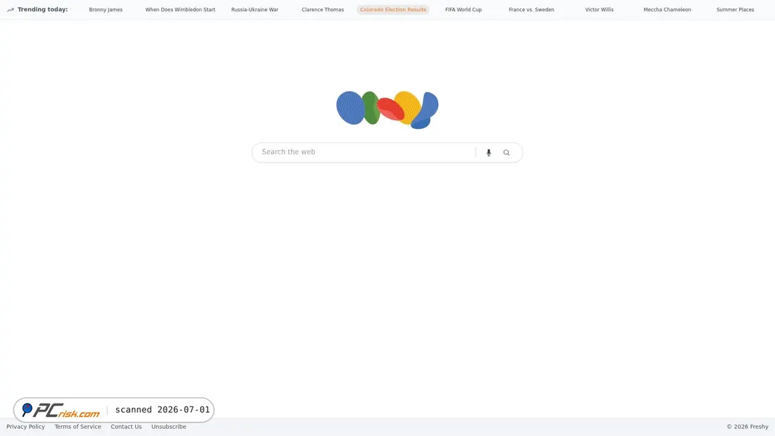 Screenshot of freshy.com