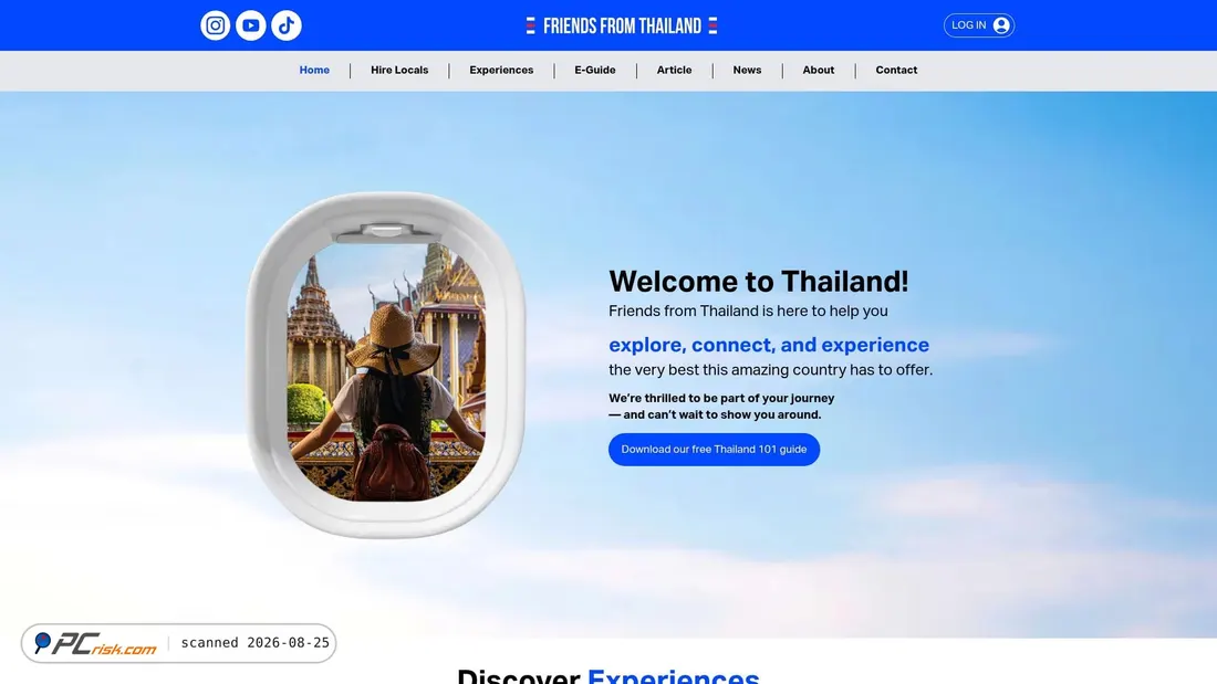 Screenshot of friendsfromthailand.com