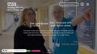 Captura de ecrã de frimleyhealthcareercentre.org.uk