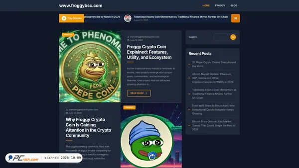 froggybsc.com screenshot