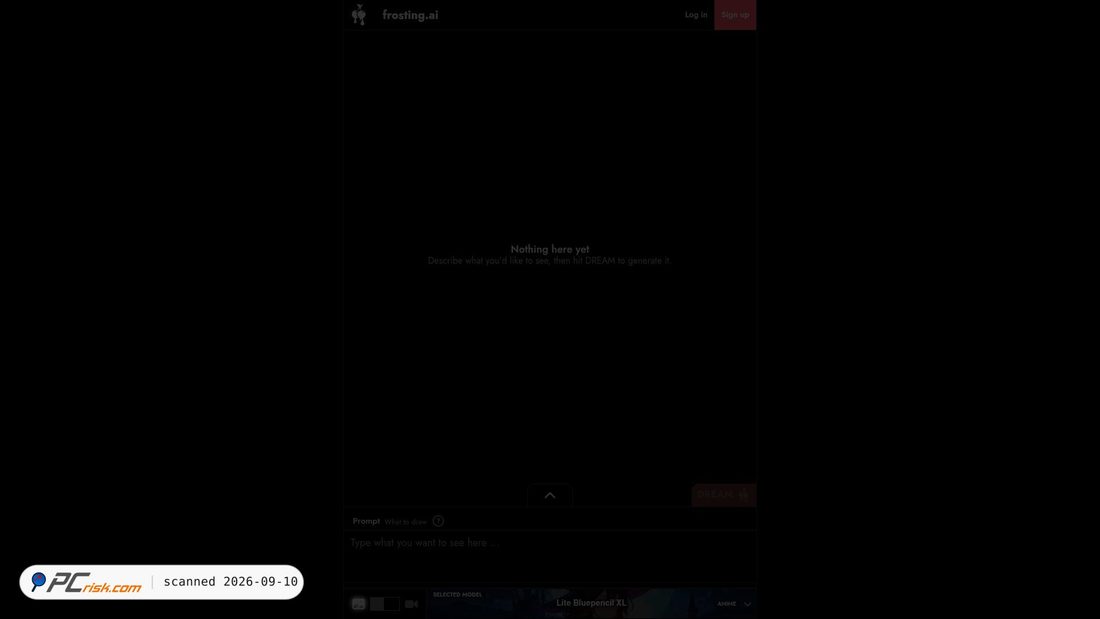 Screenshot of frosting.ai