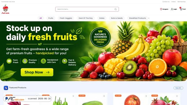 fruituncle.in screenshot
