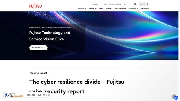 fujitsu.com screenshot