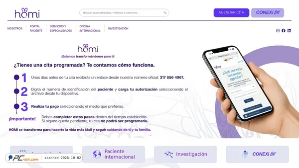 fundacionhomi.org.co screenshot