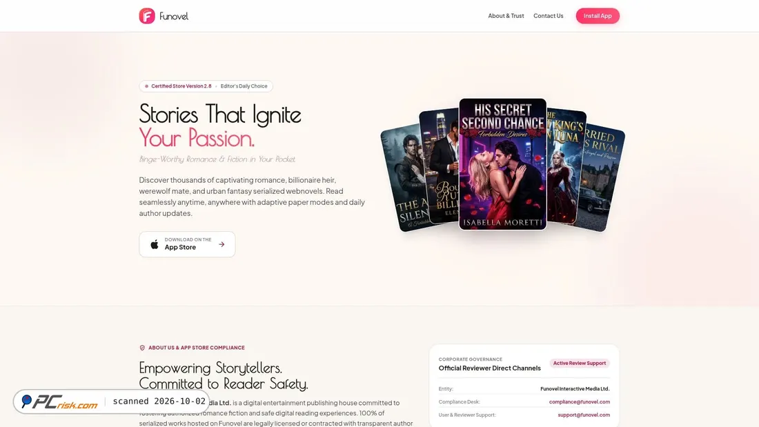 Screenshot of funovel.net