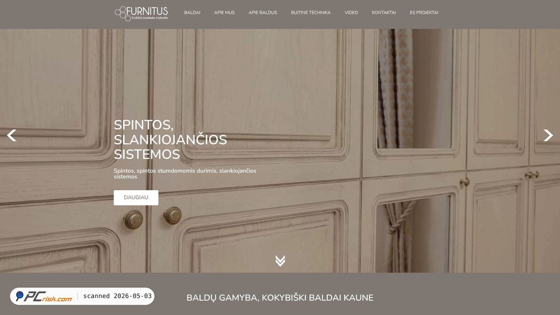 Screenshot of furnitus.lt