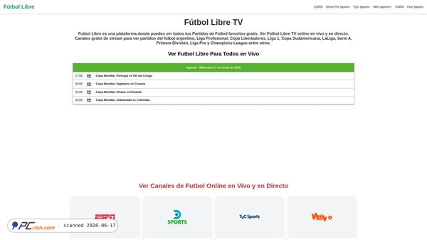 futbol-libres.su screenshot
