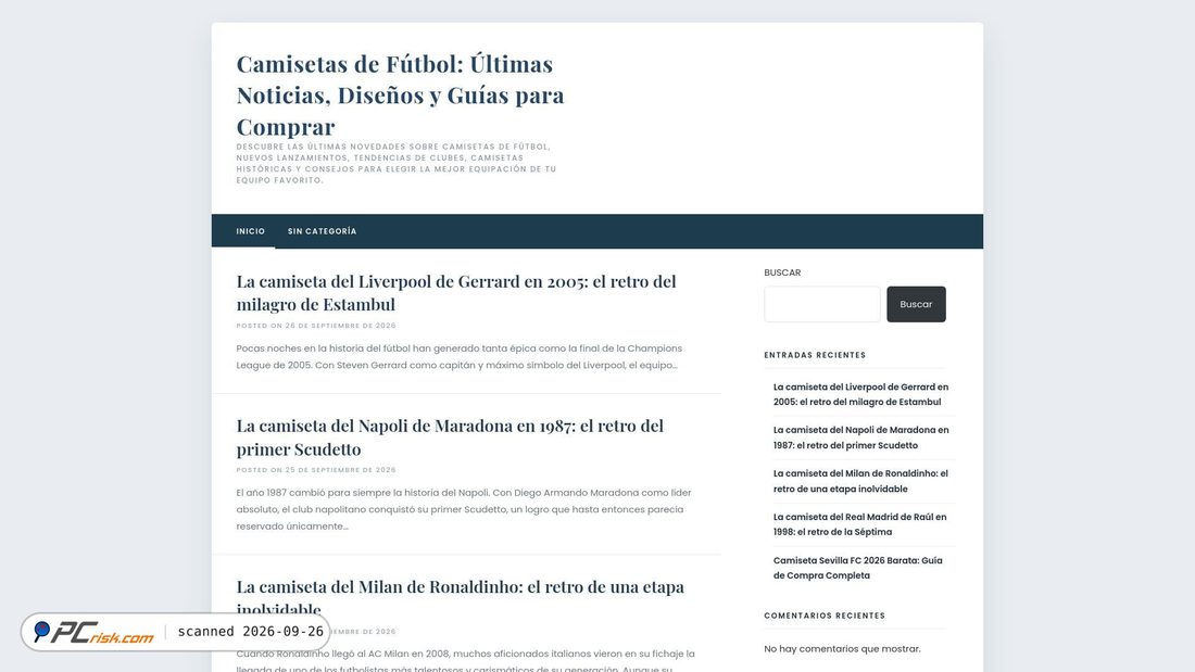 Captura de ecrã de futbolconalma.com