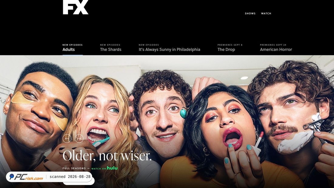 Screenshot of fxnetworks.com