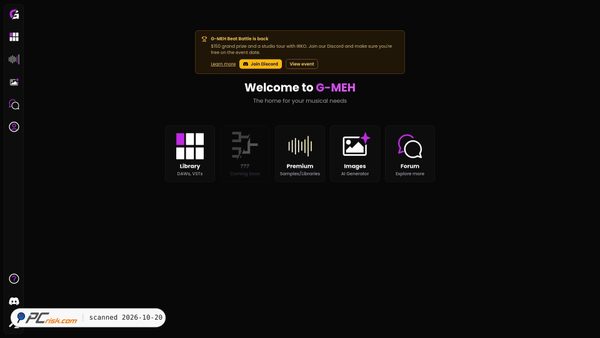 Screenshot di g-meh.com