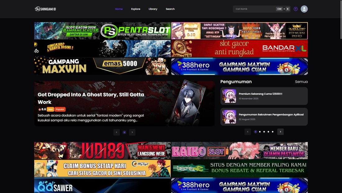 Screenshot von g.shinigami.asia