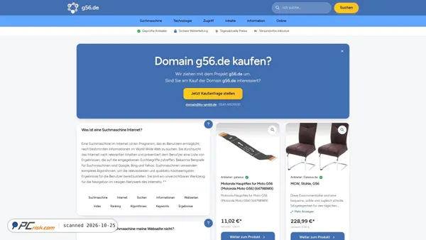 Screenshot di g56.de