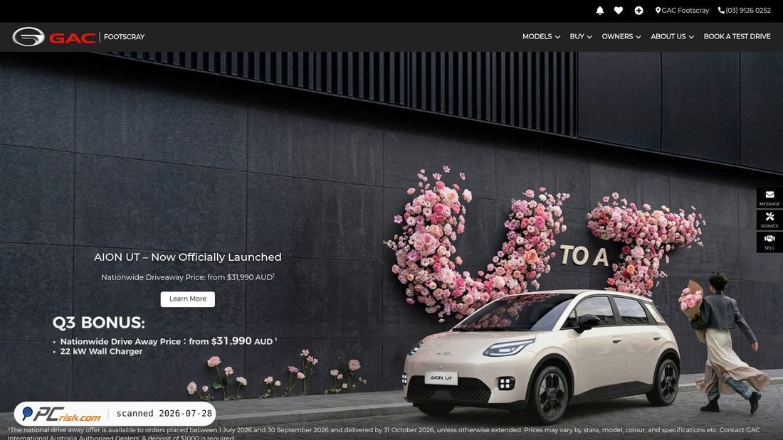 Screenshot of gacfootscray.com.au