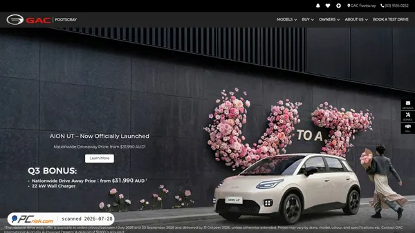 gacfootscray.com.au screenshot