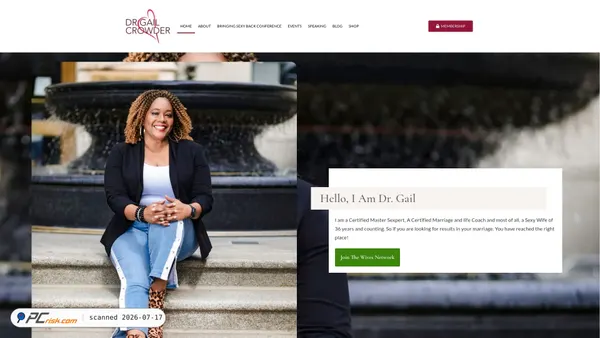 gailcrowder.com screenshot