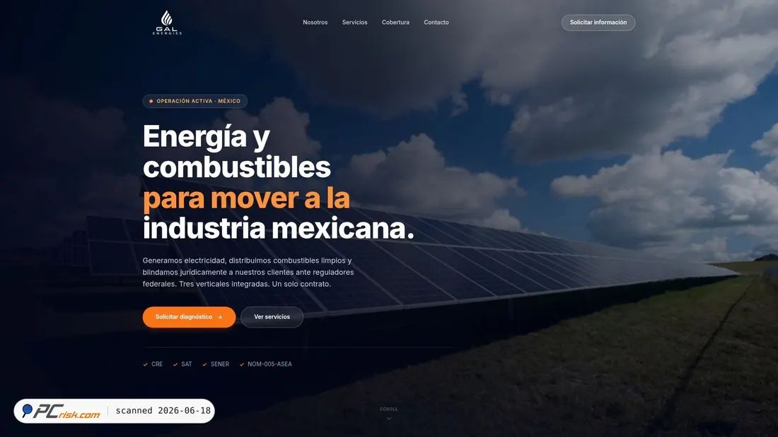 Screenshot di galenergies.com