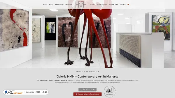 galeria-hmh-mallorca.com screenshot