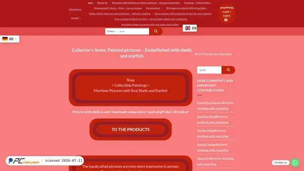 galerie-farbenverliebt.de screenshot