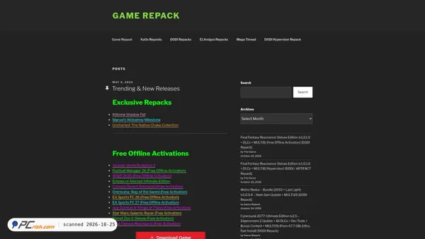 game-repack.site Screenshot