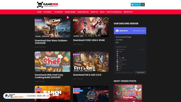 Capture d’écran de game3rb.com