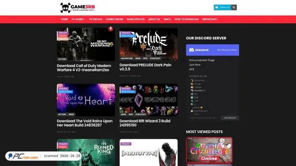 game3rb.com Screenshot