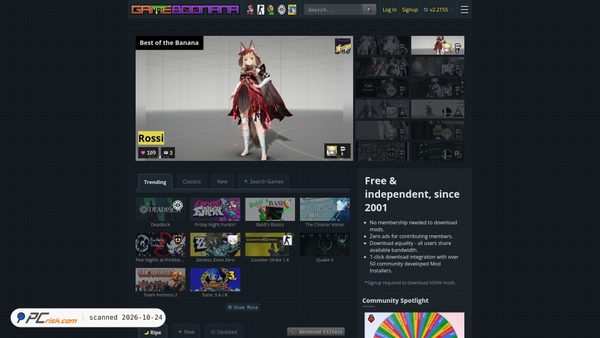 Screenshot di gamebanana.com