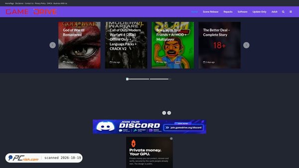 Captura de gamedrive.org