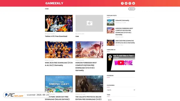 gameekly.blogspot.com screenshot